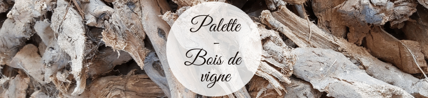 Barbecue Naturel : Palette Sacs de Bois de Vigne